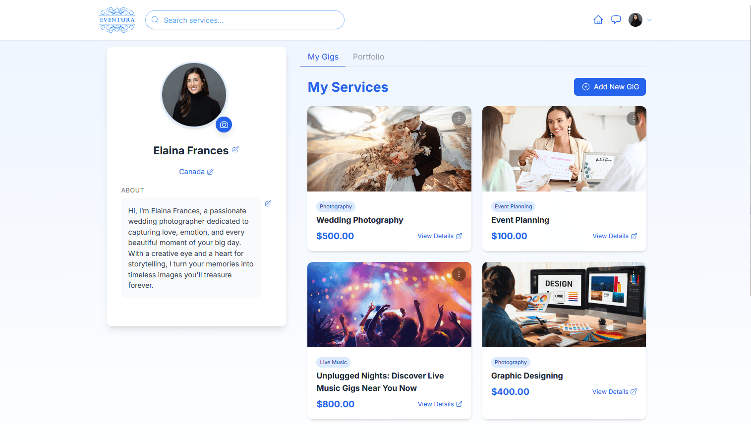 EventFlow Pro — application screenshot